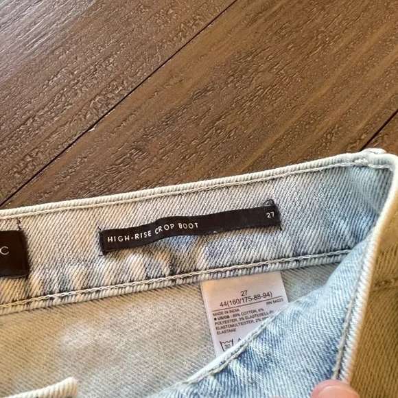 NWT Banana Republic High Rise Crop bootcut ladies jeans - Picture 3 of 11